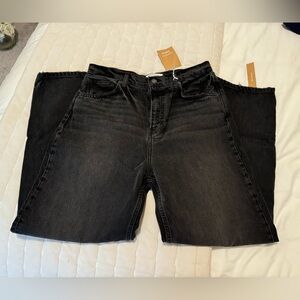 Women’s Reformation Wilder High Rise Wide Leg Cropped Jeans